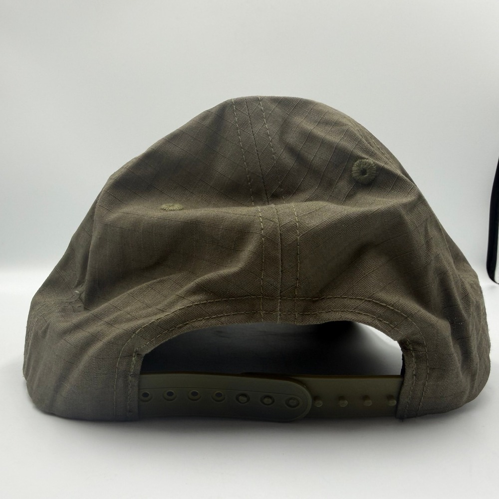 Southern String Hat Co Olive Green Ripstop Duck Rope Hat Snapback Cap RARE - Picture 4 of 7